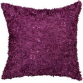 Floral Sequin Throw Pillow